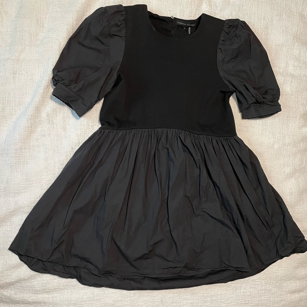 English Factory Black Dress